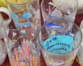 Disney 25th Anniversary Glasses