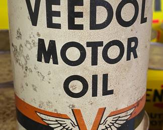 Veedol Motor Oil Can