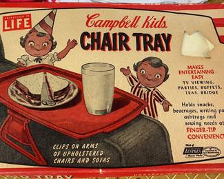 Vintage Campbell Kid's Chair Tray