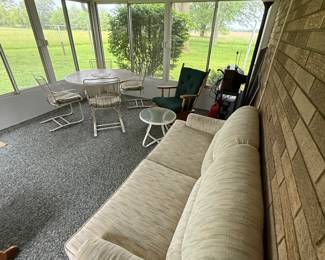 Great pictures from the day we got the keys! The Michigan Room on the back of the house has some great outdoor patio furniture!