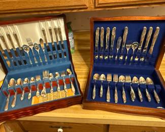 Great pictures from the day we got the keys! We have two BEAUTIFUL sets of flatware!