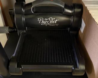 This cool machine is called the big shot! It is for dry, cut, and embossing