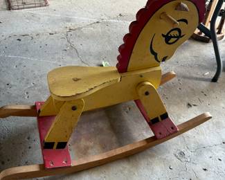 Great little vintage rocking horse