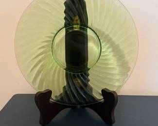 A beautiful dainty ribbed plate!