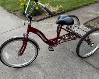 This is a fantastic park three wheeled adult tricycle! I wrote it up and down the street and it’s actually kind of fun