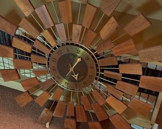 Great pictures from the day we got the keys! STUNNING MCM Starburst clock!