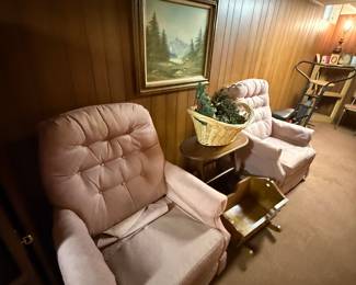 To terrific upholstered, rocker recliners