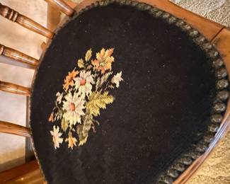 Beautiful needlepoint seat