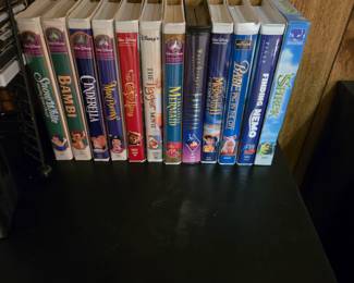 Disney Clamshell VHS tapes. $10