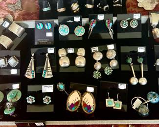 LOTS OF FUN EARRINGS.