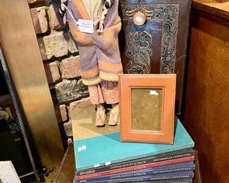 INDIAN SKOOKUM DOLL WITH PAPOOSE. BETTER THAN MOST, LARGE.