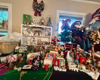 VINTAGE AND MODERN WITH CHRISTOPHER RADKO ORNAMENTS.