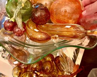 AMAZING MURANO GLASS FRUIT.