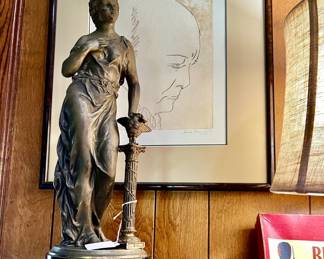 WINSTON CHURCHILL LITHOGRAPHS SIGNED BY HIS DAUGHTER.