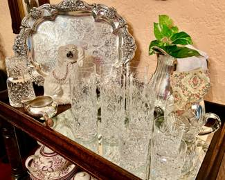 BEAUTIFUL ROGASKA CRYSTAL GLASSES.