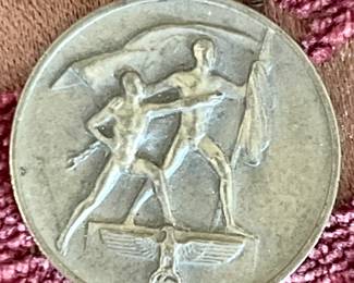 COLLECTIBLE ANSCHLUSS MEDAL, WWII COMMEMORATING THE ANNEXATION OF AUSTRIAN THE GERMAN REICH 1938. MILITARIA. THINK "SOUND OF MUSIC".