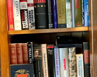 WWII VINTAGE AND MODERN BOOKS.