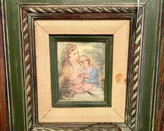 VINTAGE PICASSO LITHOGRAPH FRAMED.
