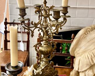 ANTIQUE CANDELABRA.