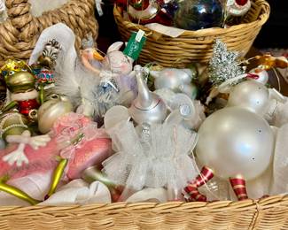 MORE MODERN BLOWN GLASS ORNAMENTS.