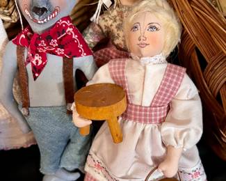 GLADYS BOULANT DOLL ARTISAN. HAND MADE!! COLLECTIBLE. UPSCALE. RED RIDING HOOD.