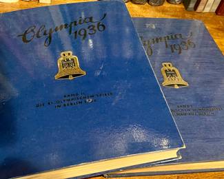 OLYMPIA 1936 2 VOLUMES GERMANY RIGHT BEFORE WWII. LOUIS ZAMPERINI WENT TO THIS OLYMPICS.