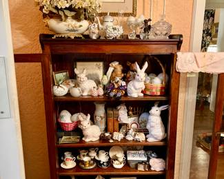 CABINET FULL OF BUNNIES AND SPRING!