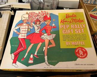 complete pep rally set, Barbie Ken & Midge