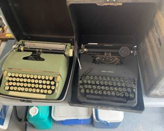 vintage typewriters