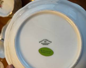 Bavarian china set