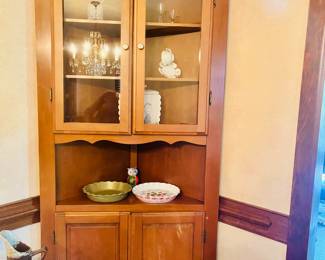Vintage Corner Cabinet