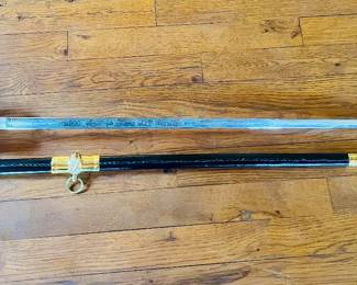 This appears to be a US Navy officer's dress sword, likely dating from the mid to late 20th century.