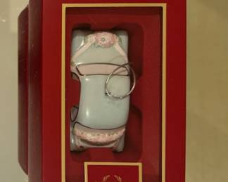 Lenox "Just Married" Christmas Ornament. Photo 1 of 2.