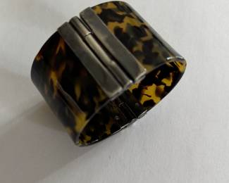Faux Tortoise Cuff Bracelet.