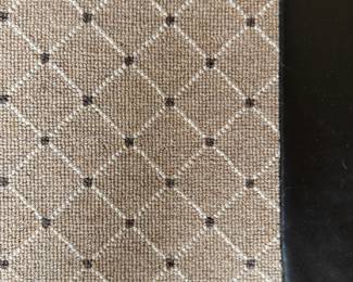 Leather Banded Area Rug. Measures 12' x 12'. Photo 2 of 4.