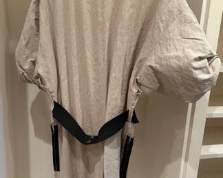 Lanvin cotton belted dress.