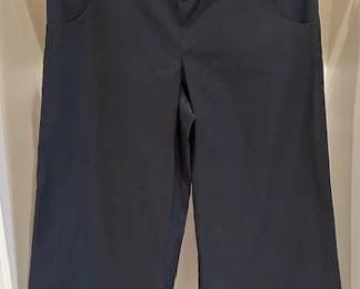 Chanel ribbed wide leg palazzo pants.
