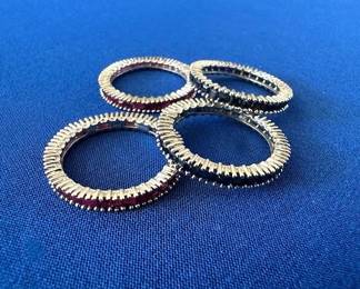 14k Eternity rings, 2 ruby and 2 saphire.