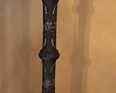 Pair of Champeve floor lamps.