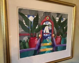 Modern painting signed by "White".