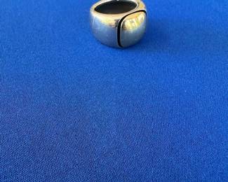 Boregaard 18k and Sterling ring