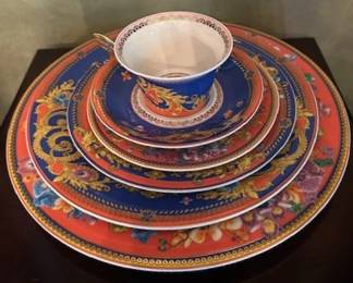 Versace/Rosenthal "Primavera" place setting.
