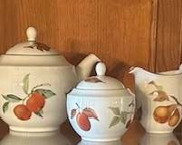 Royal Worcester Evesham porcelain dishes.