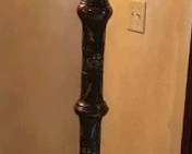 Pair of Champeve floor lamps.
