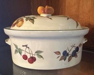 Royal Worcester Evesham porcelain dishes.