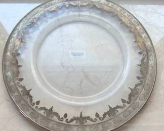 Tuscan Arte Italica Vetro Platinum plates (2).