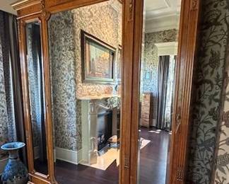 Antique Louis XVI Library Cabinet.