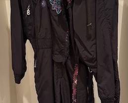 Vintage Boho Bogner embroidered ski suit.