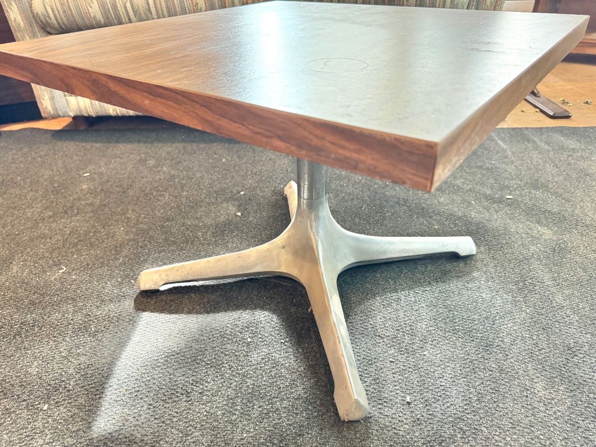 George Nelson Herman Miller Side Table with Steel Base