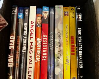 Horror DVD - Day of the Dead; Zombieland double tap; Star trek into the darkness; 